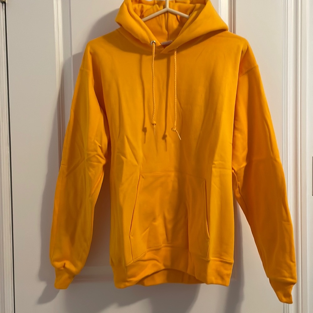 Hanes Small Yellow Gold hoodie